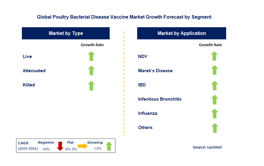 Poultry Bacterial Disease Vaccine Market by Segment