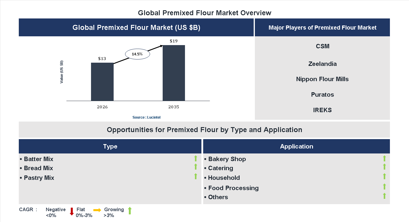 Premixed Flour Market Trends and Forecast