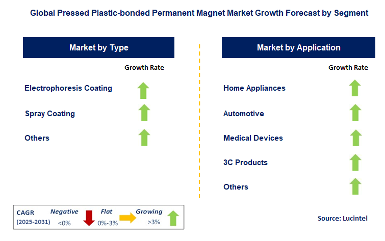 Pressed Plastic-bonded Permanent Magnet Market by Segment