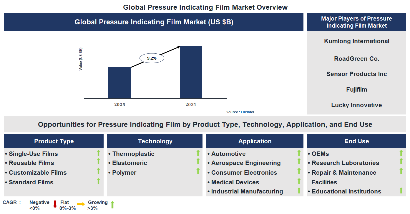 Pressure Indicating Film Market Trends and Forecast