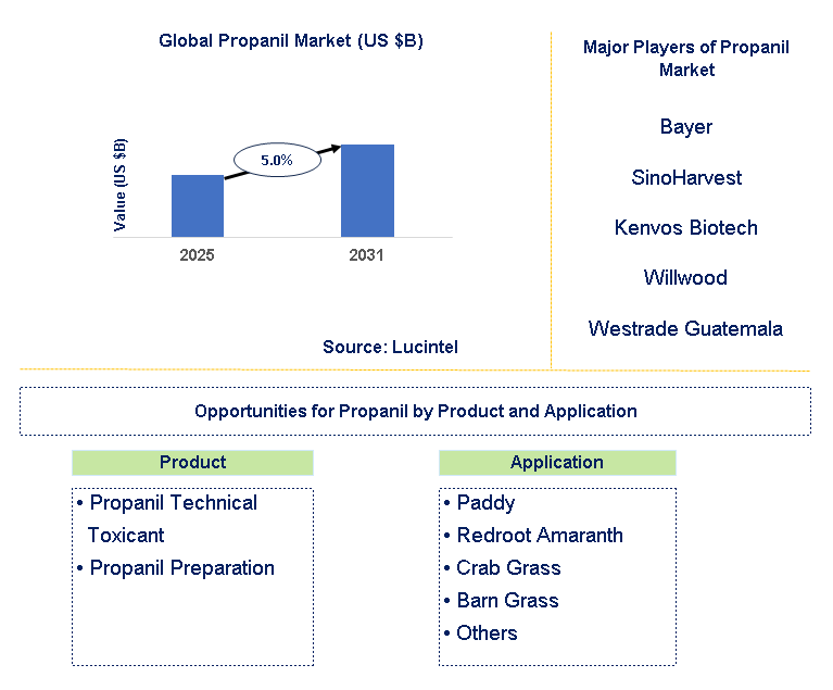 Propanil Market Trends and Forecast