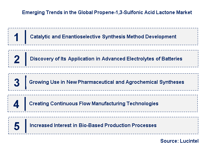 Emerging Trends in the Propene-1,3-Sulfonic Acid Lactone Market