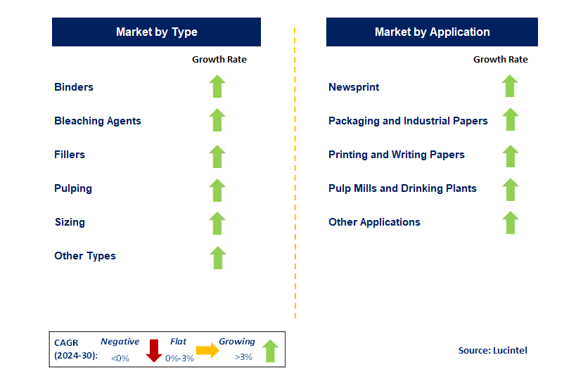 Pulp and Paper Chemical Market by Segments