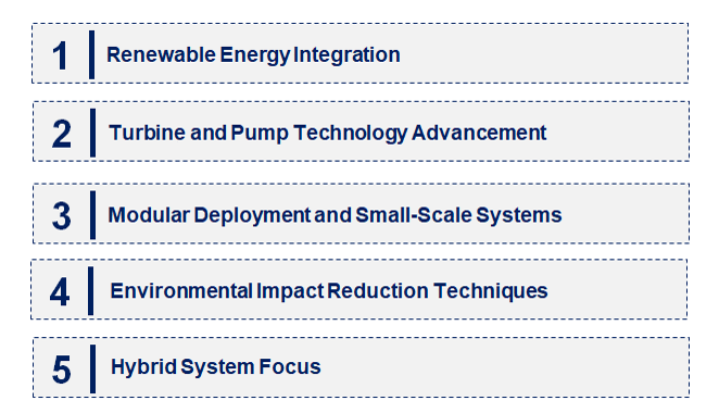 Emerging Trends in the Pumped Hydroelectric Energy Storage (PHES) Market