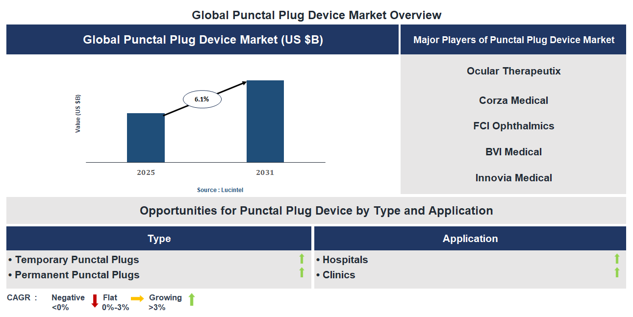 Punctal Plug Device Market Trends and Forecast