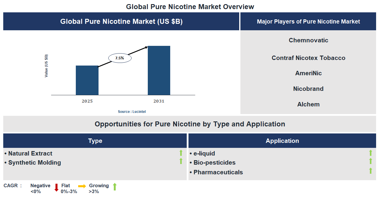 Pure Nicotine Market Trends and Forecast