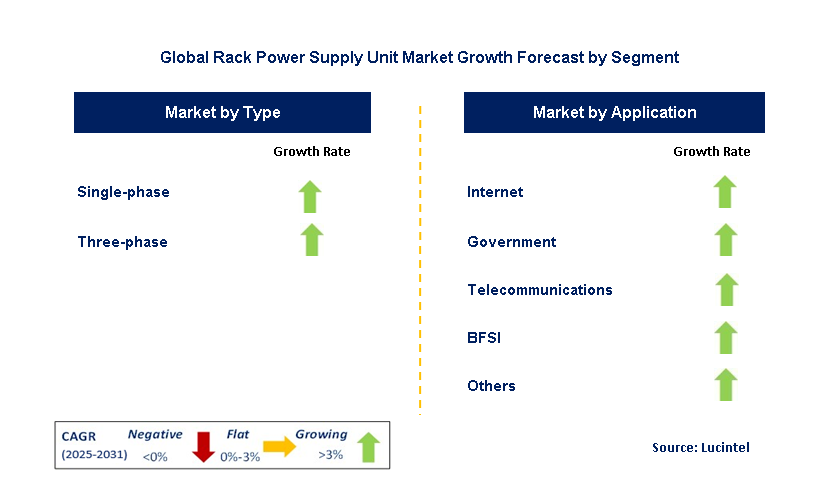 Rack Power Supply Unit Market by Segment