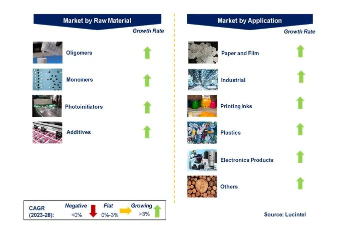 Radiation Curable Speciality Coating Market by Segments