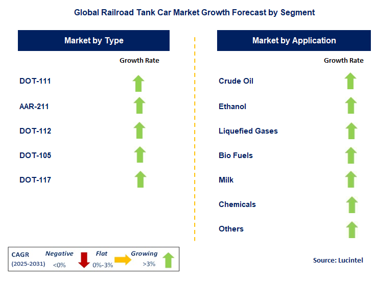Railroad Tank Car Market by Segment