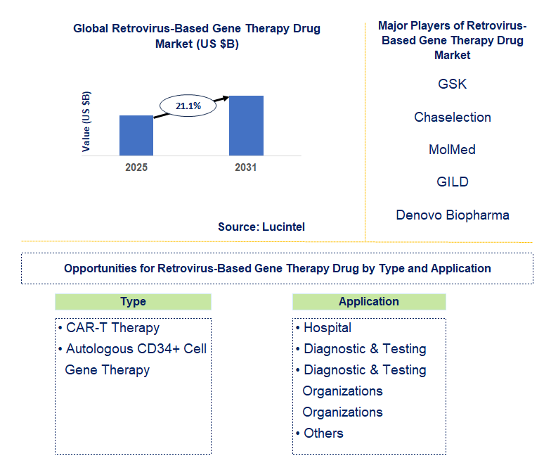 Retrovirus-Based Gene Therapy Drug Market Trends and Forecast
