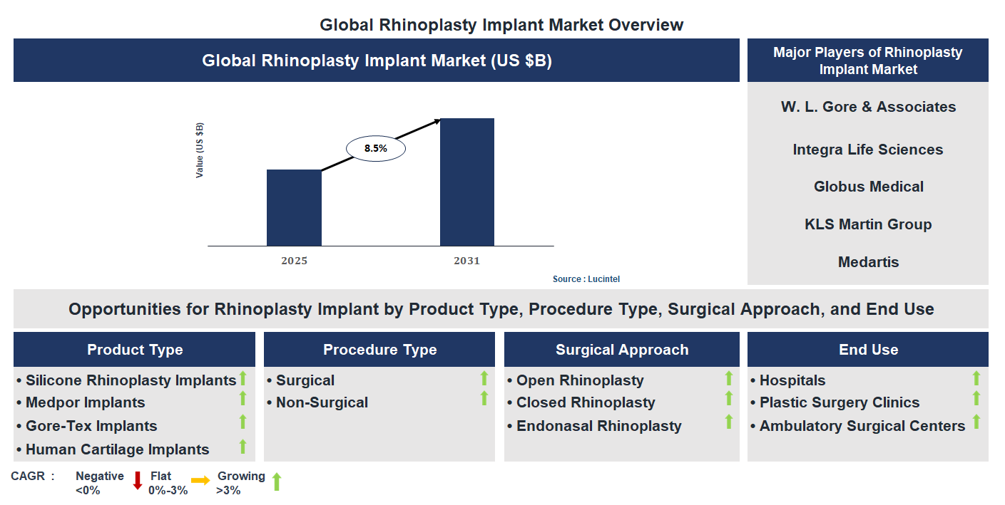 Rhinoplasty Implant Market Trends and Forecast Rhinoplasty Implant Market Trends and Forecast