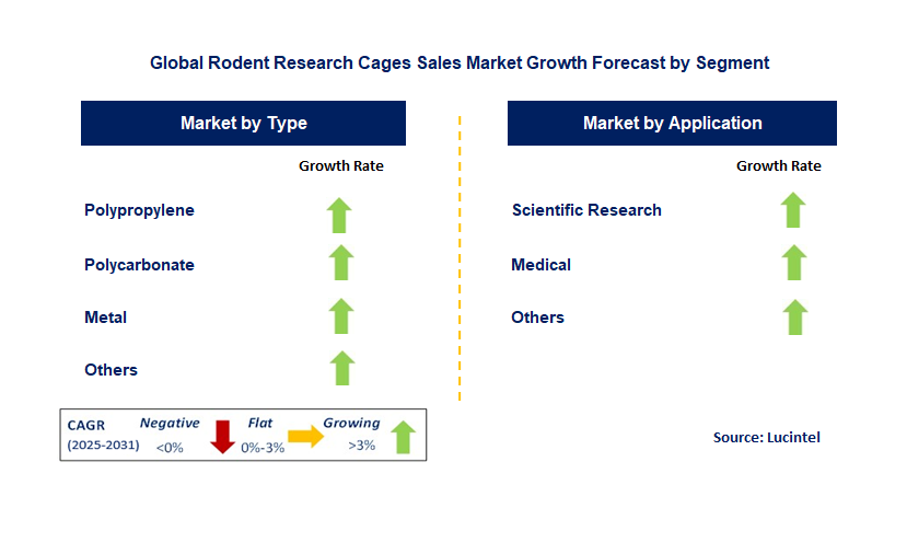 Rodent Research Cages Sales Market by Segment