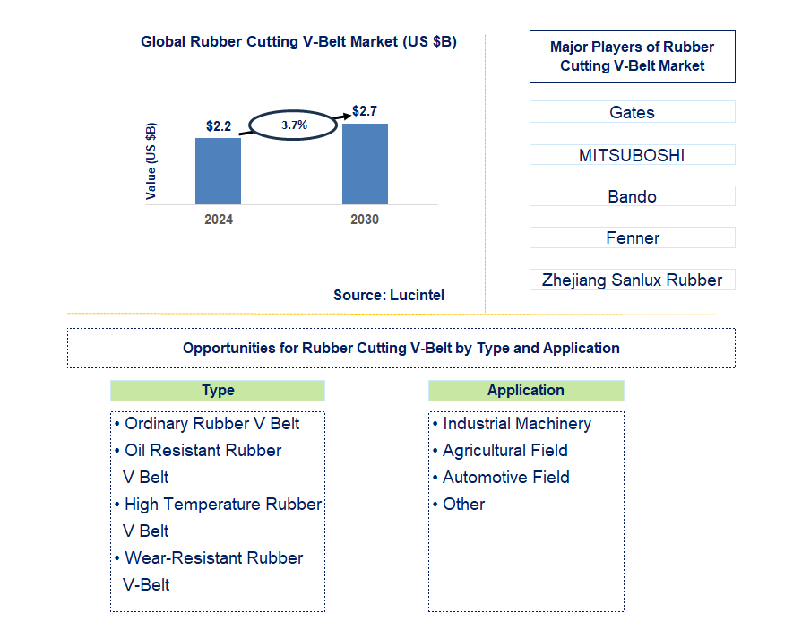 Rubber Cutting V-Belt Trends and Forecast