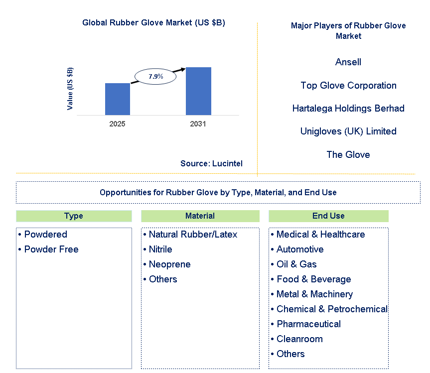 Rubber Glove Market Trends and Forecast