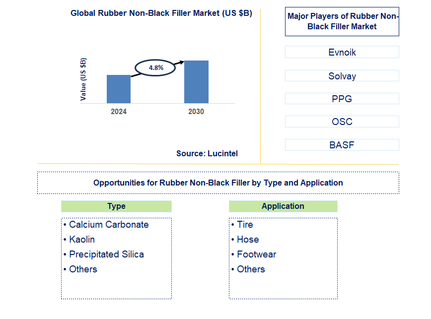 Rubber Non-Black Filler Trends and Forecast