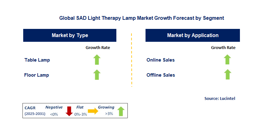 SAD Light Therapy Lamp Market by Segment