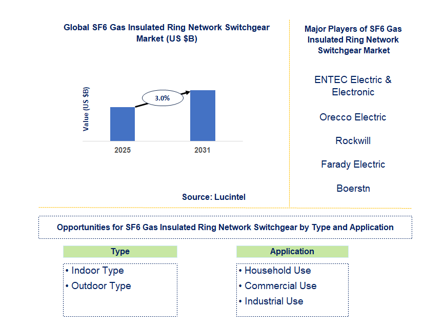 SF6 Gas Insulated Ring Network Switchgear Market Trends and Forecast