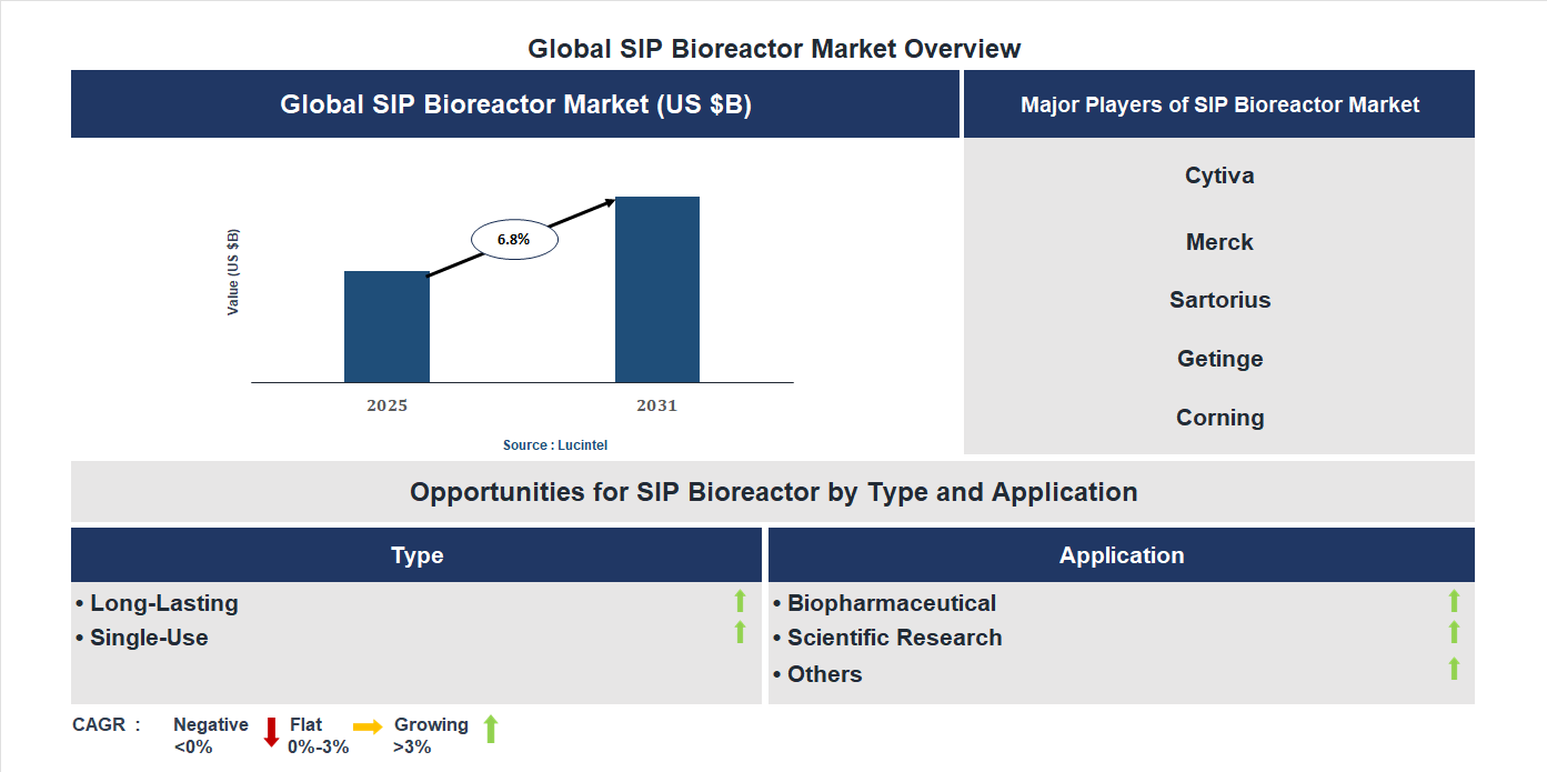 SIP Bioreactor Market Trends and Forecast