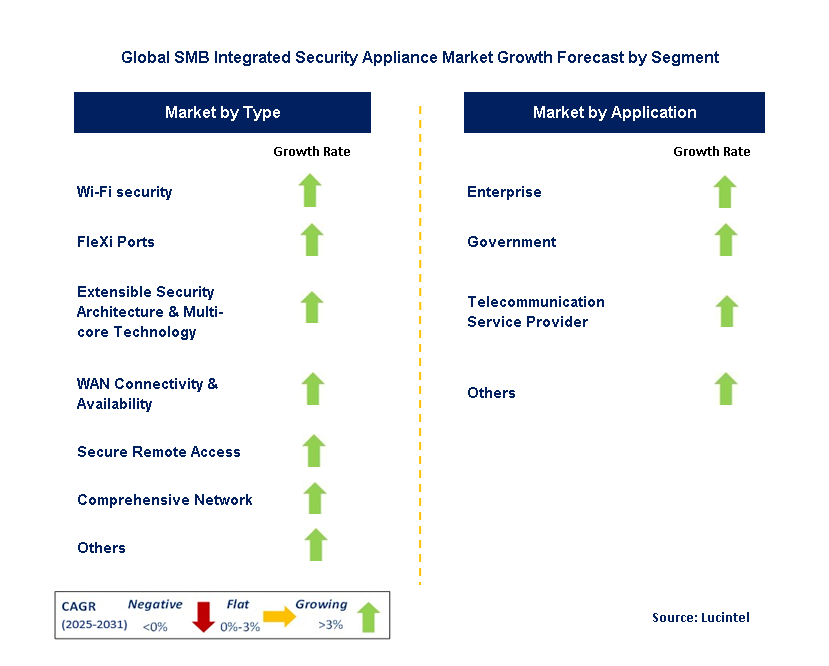 SMB Integrated Security Appliance Market by Segment