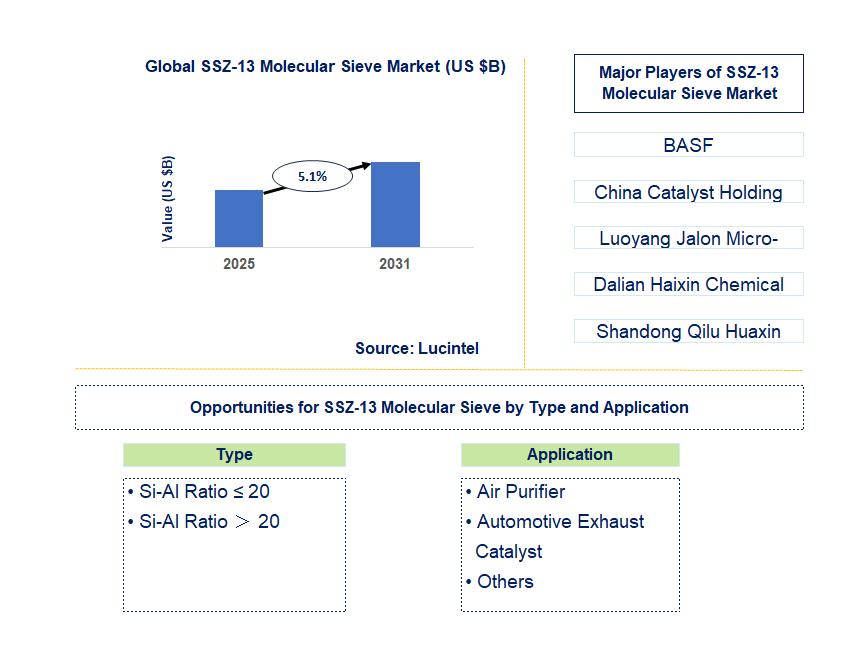SSZ-13 Molecular Sieve Market Trends and Forecast
