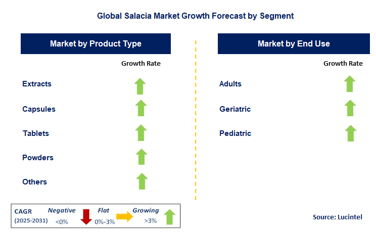 Salacia Market by Segment