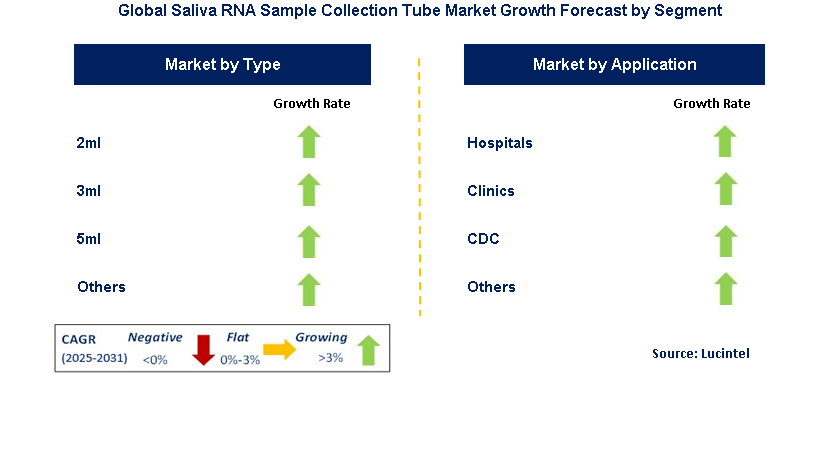 Saliva RNA Sample Collection Tube Market by Segment