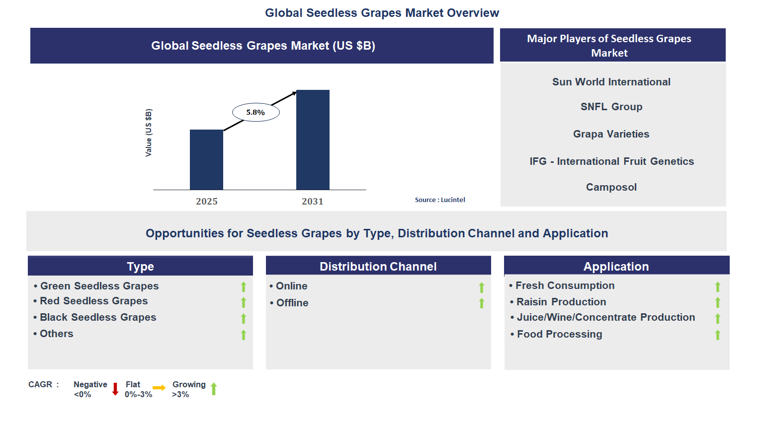 Seedless Grapes Market Trends and Forecast
