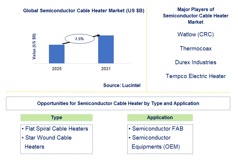 Semiconductor Cable Heater Market Trends and Forecast