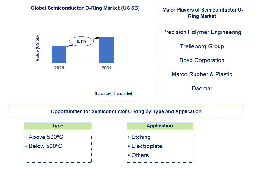 Semiconductor O-Ring Market Trends and Forecast