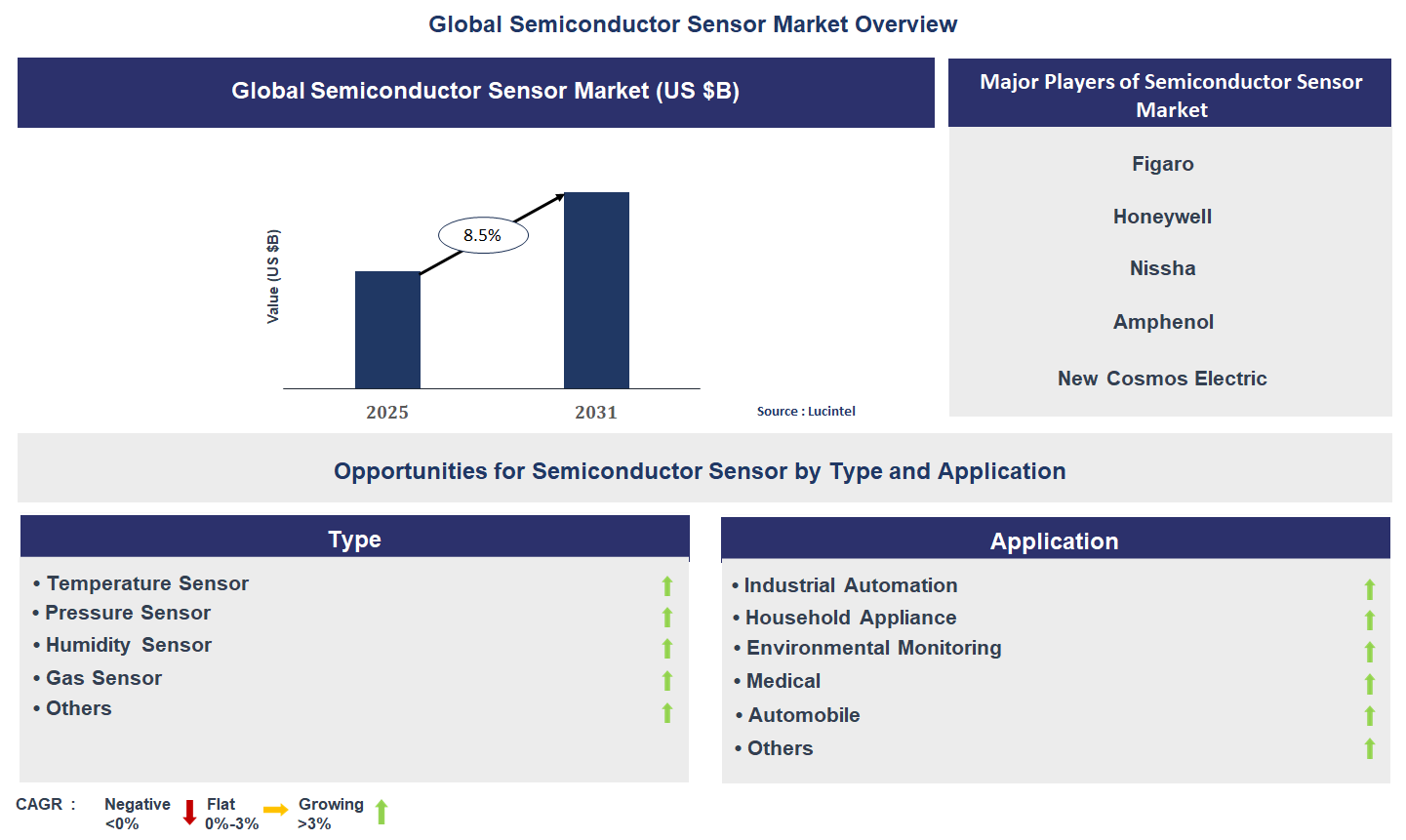 Semiconductor Sensor Market Trends and Forecast