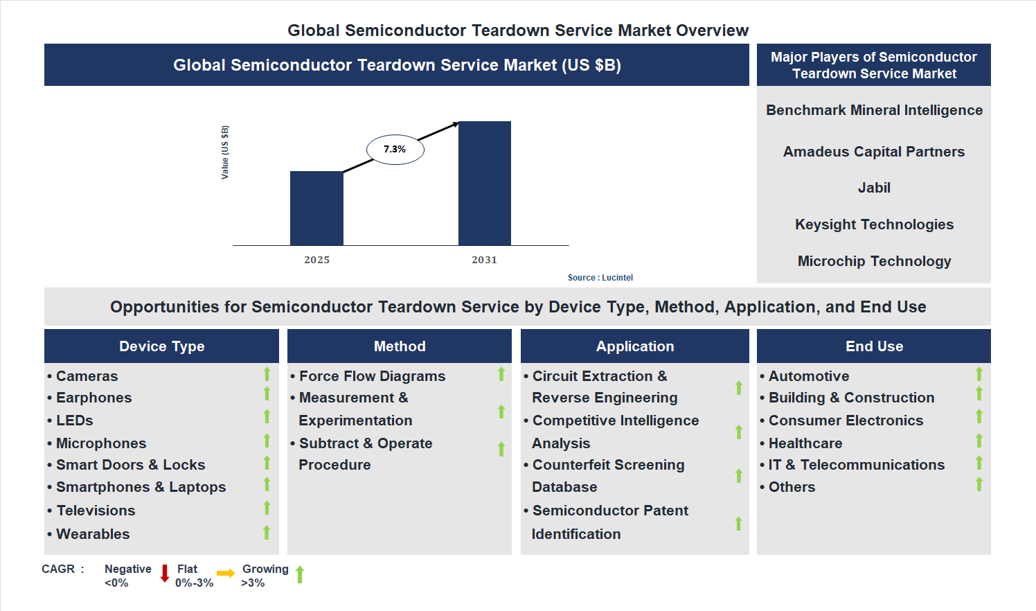 Semiconductor Teardown Service Market Trends and Forecast