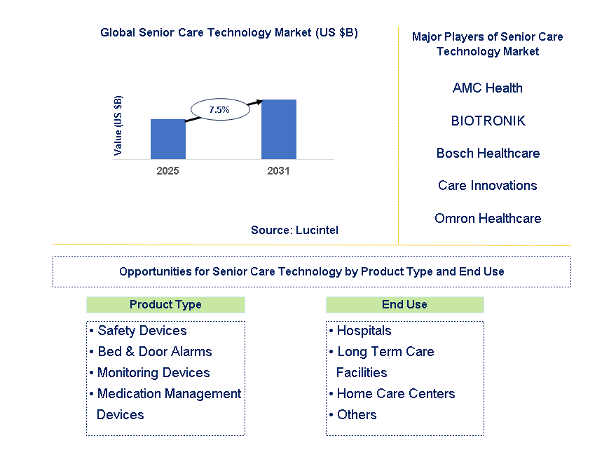 Senior Care Technology Market Trends and Forecast