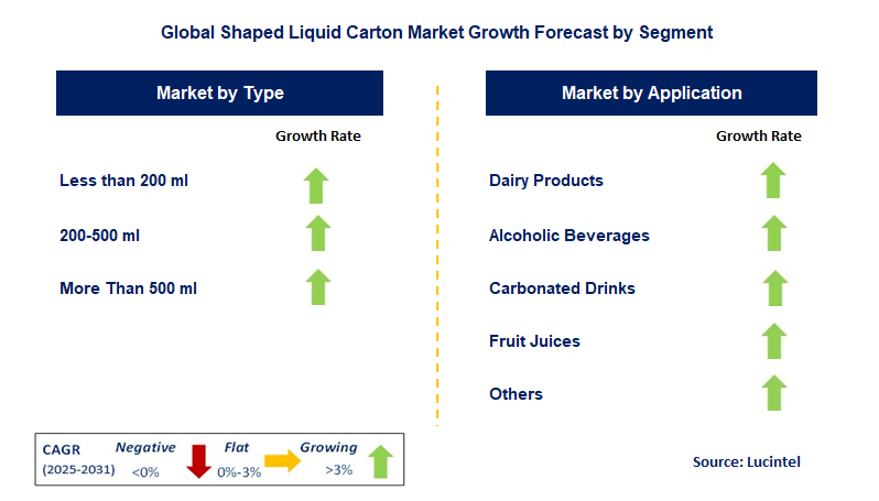 Shaped Liquid Carton Market by Segment