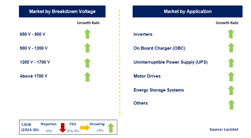 Silicon Carbide MOSFETs by Segment