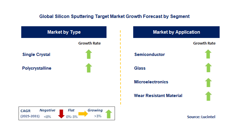 Silicon Sputtering Target Market by Segment
