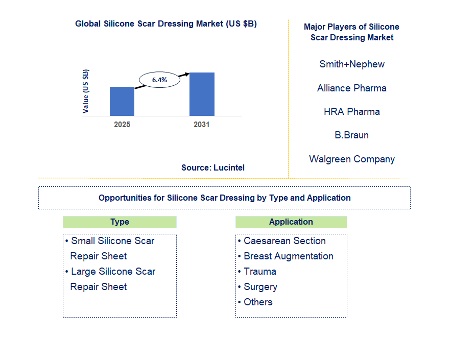 Silicone Scar Dressing Market Trends and Forecast