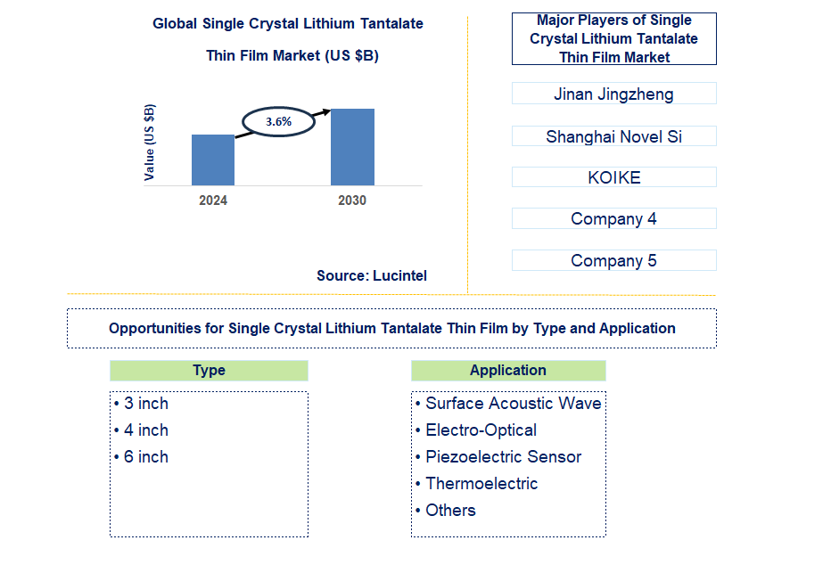 Single Crystal Lithium Tantalate Thin Film Trends and Forecast