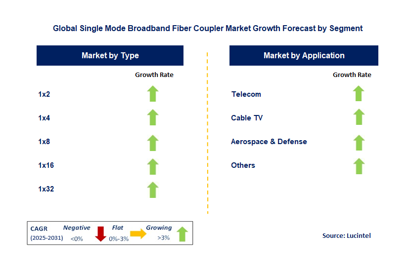 Single Mode Broadband Fiber Coupler Market by Segment
