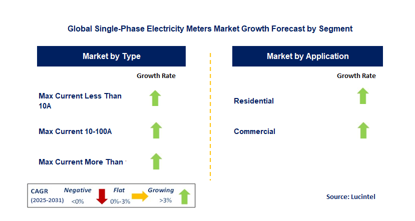 Single-Phase Electricity Meters Market by Segment