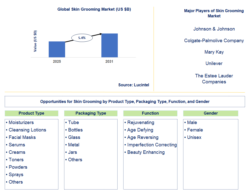 Skin Grooming Market Trends and Forecast