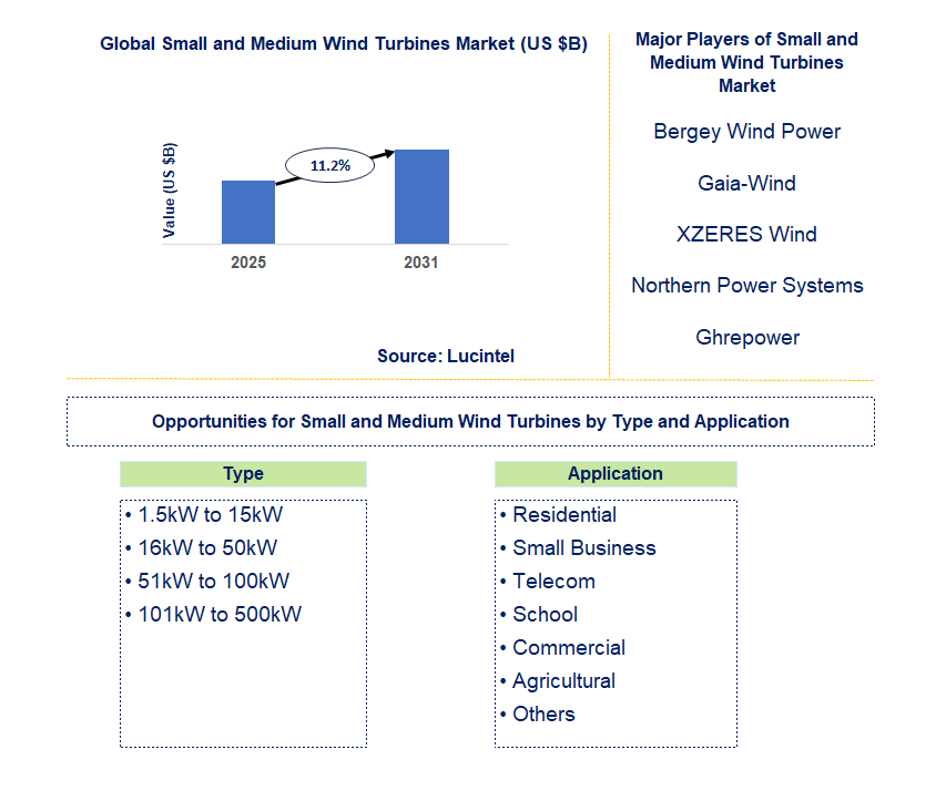 Small and Medium Wind Turbines Market Trends and Forecast
