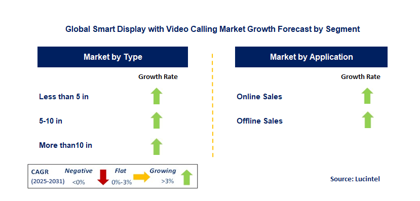 Smart Display With Video Calling Market by Segment