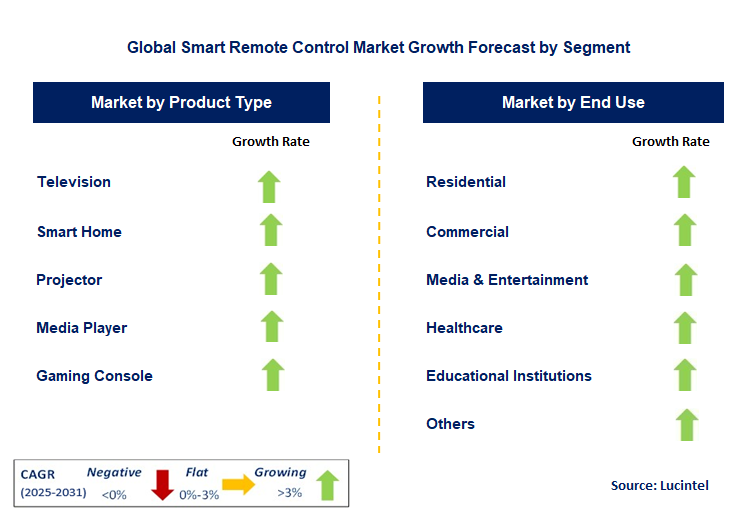 Smart Remote Control Market by Segment
