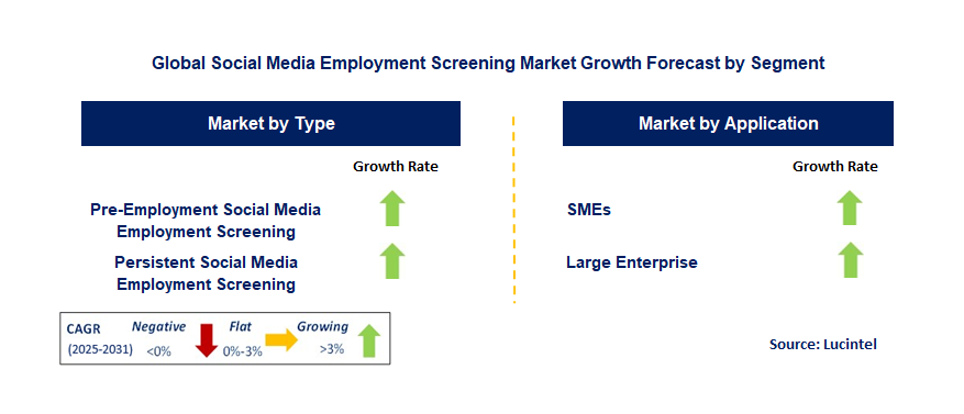 Social Media Employment Screening Market by Segment