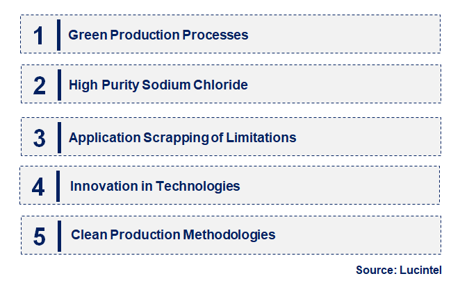 Emerging Trends in the Sodium Chloride Market