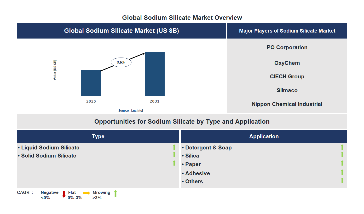 Sodium Silicate Market Trends and Forecast