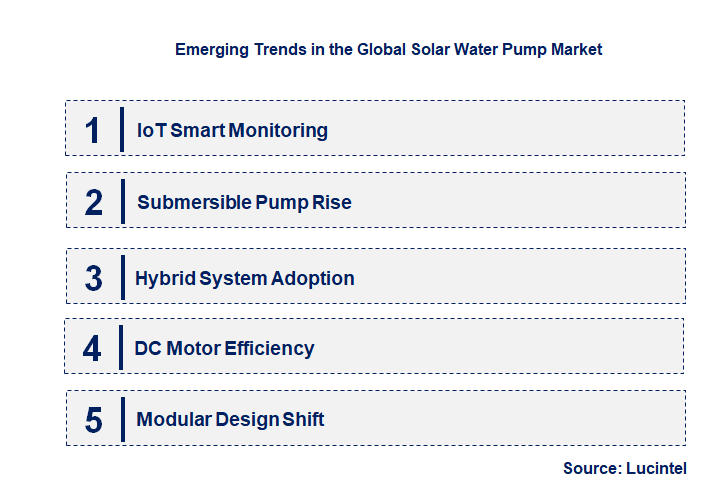 Solar Water Pump Market Trends and Forecast Solar Water Pump Market Trends and Forecast