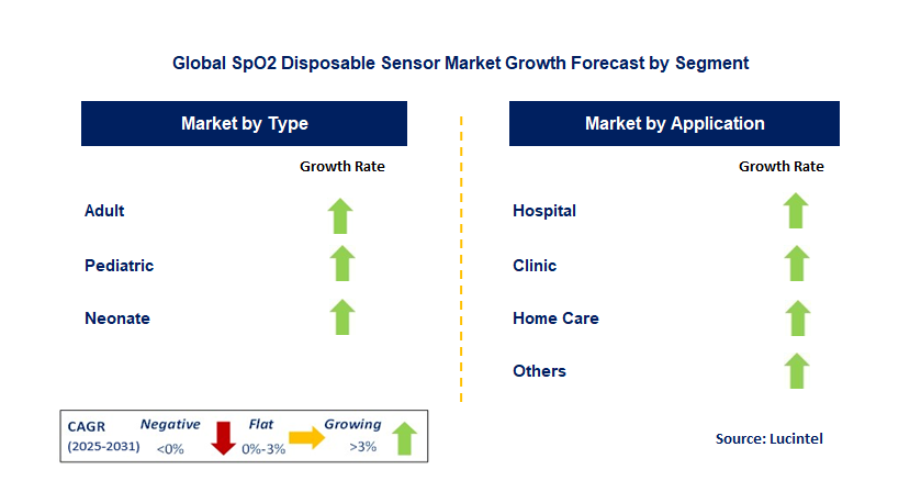 SpO2 Disposable Sensor Market by Segment