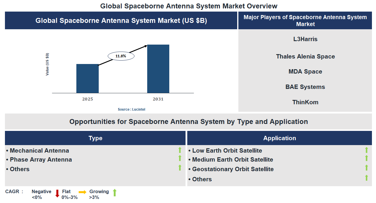 Spaceborne Antenna System Market Trends and Forecast