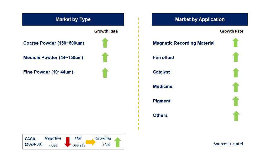 Spherical Iron Powder by Segment